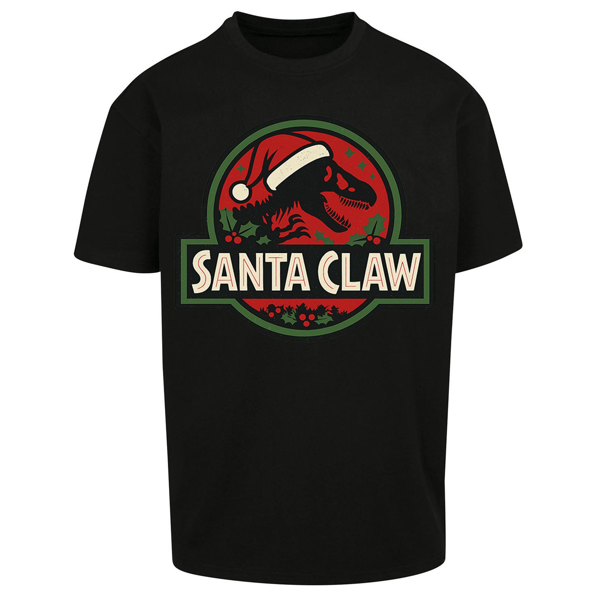 Jurassic Park Christmas Oversized T Shirt