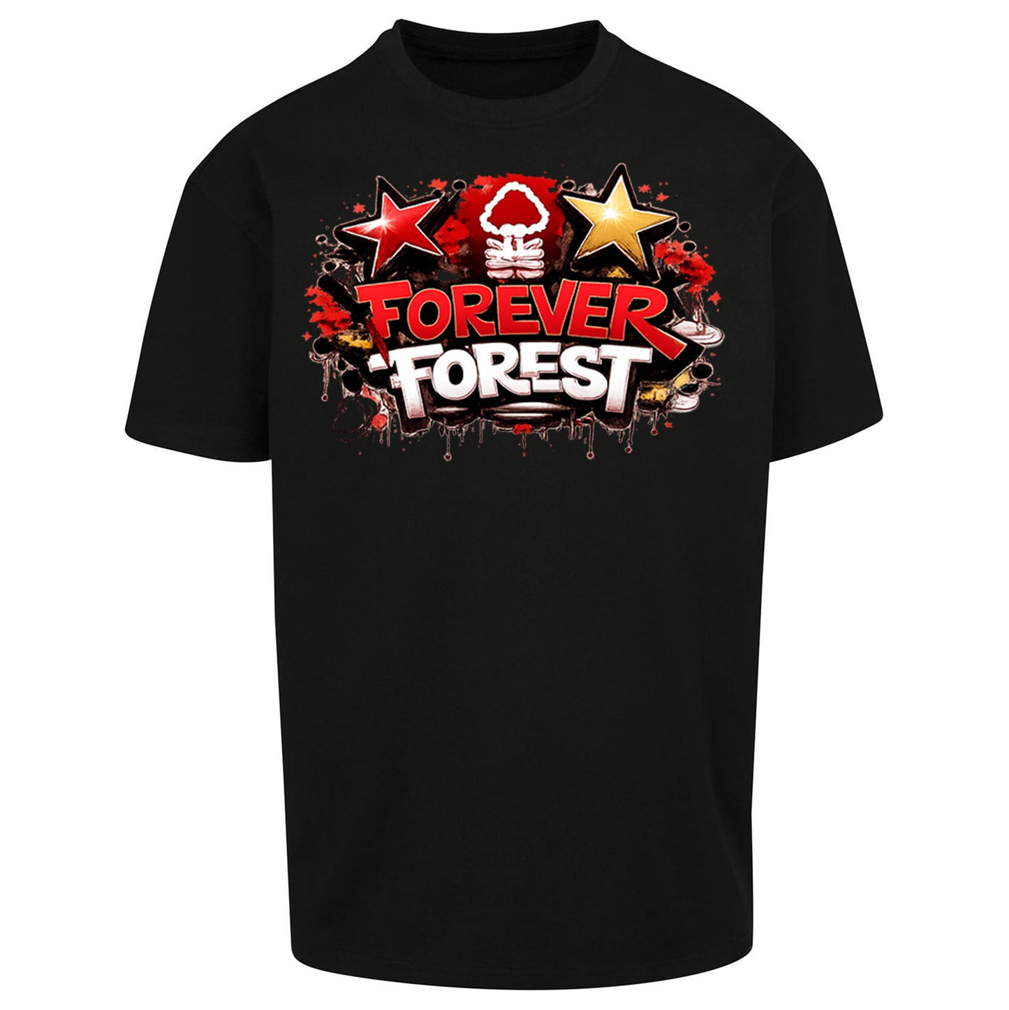 Forever Forest Football Oversized T Shirt
