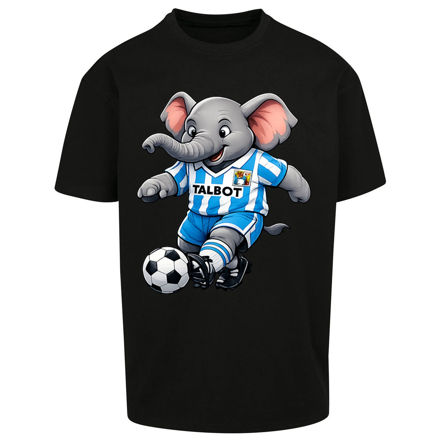 Retro Coventry City Football Oversized T Shirt