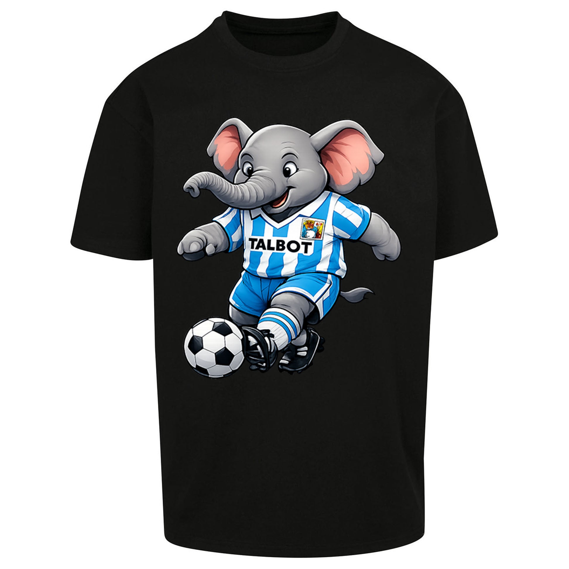 Retro Coventry City Football Oversized T Shirt