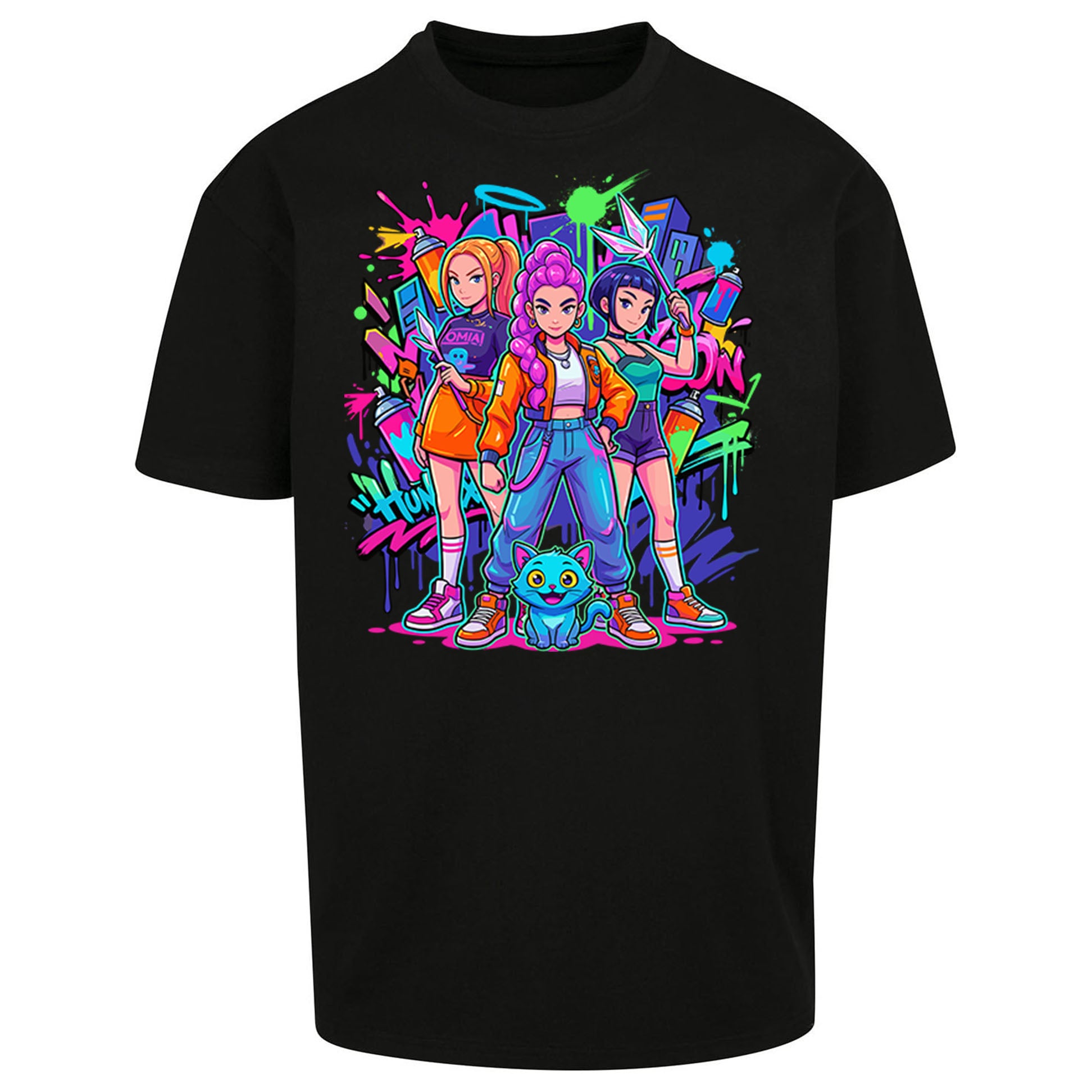 Demon Hunters Oversized T Shirt 