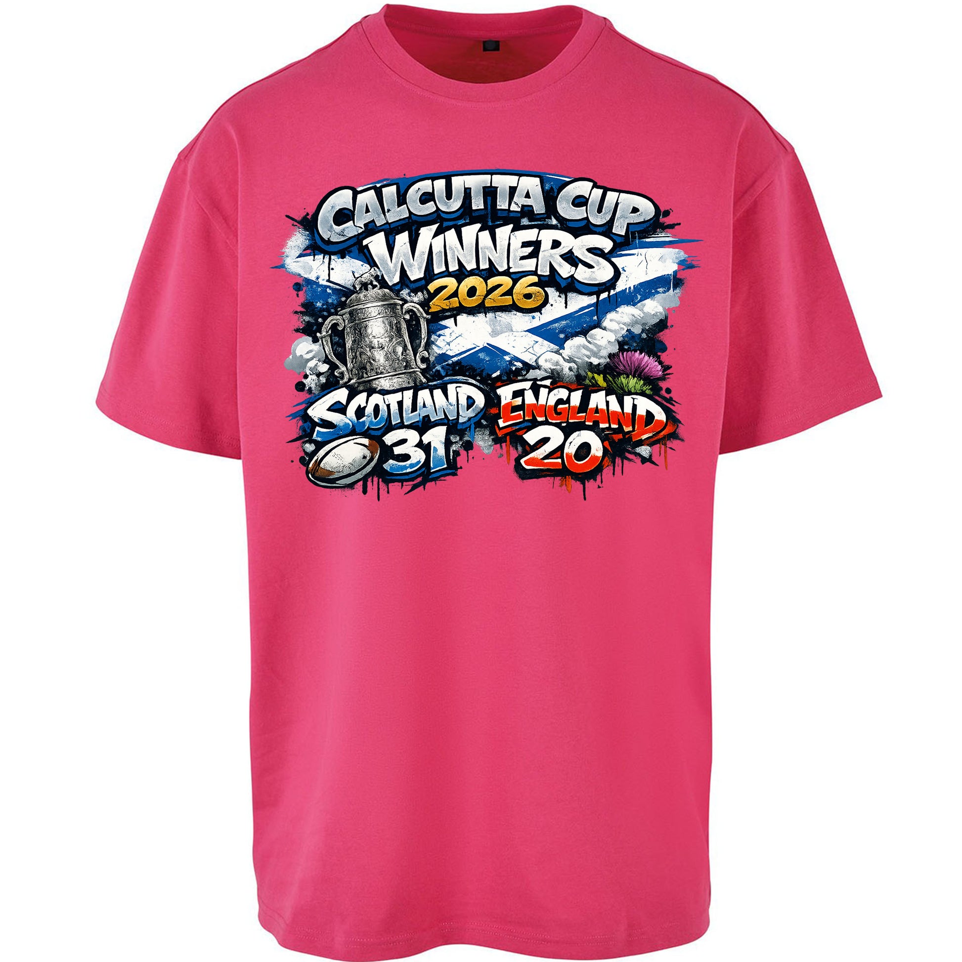Scotland Calcutta Cup Winners 2026 Oversized T Shirt