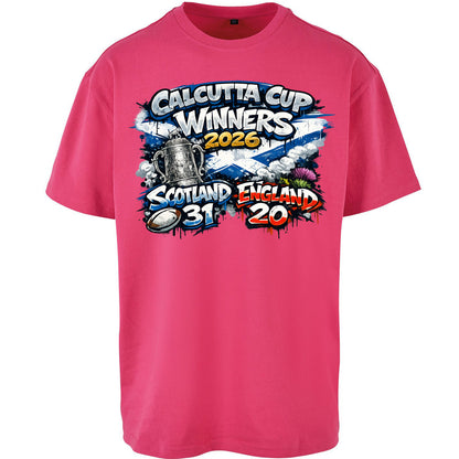 Scotland Calcutta Cup Winners 2026 Oversized T Shirt