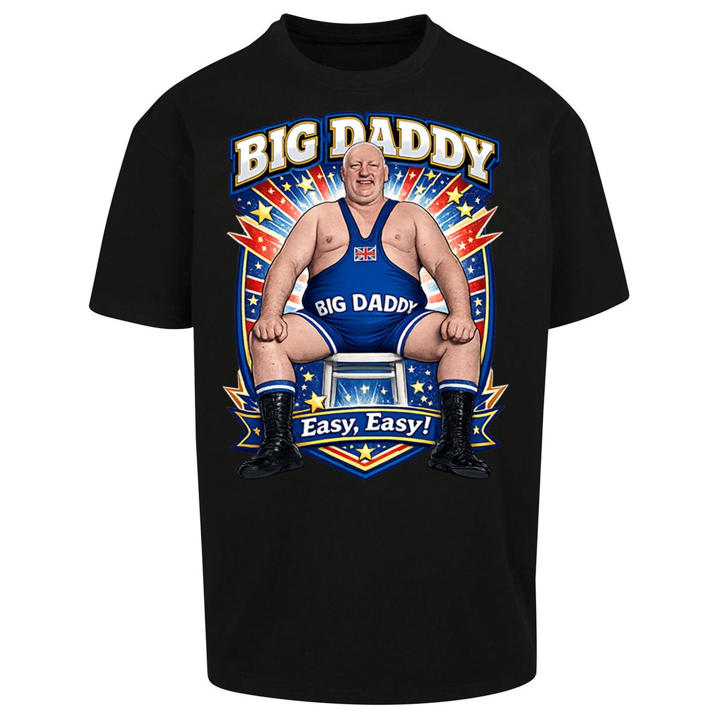 Big Daddy UK Wrestling Oversized T Shirt