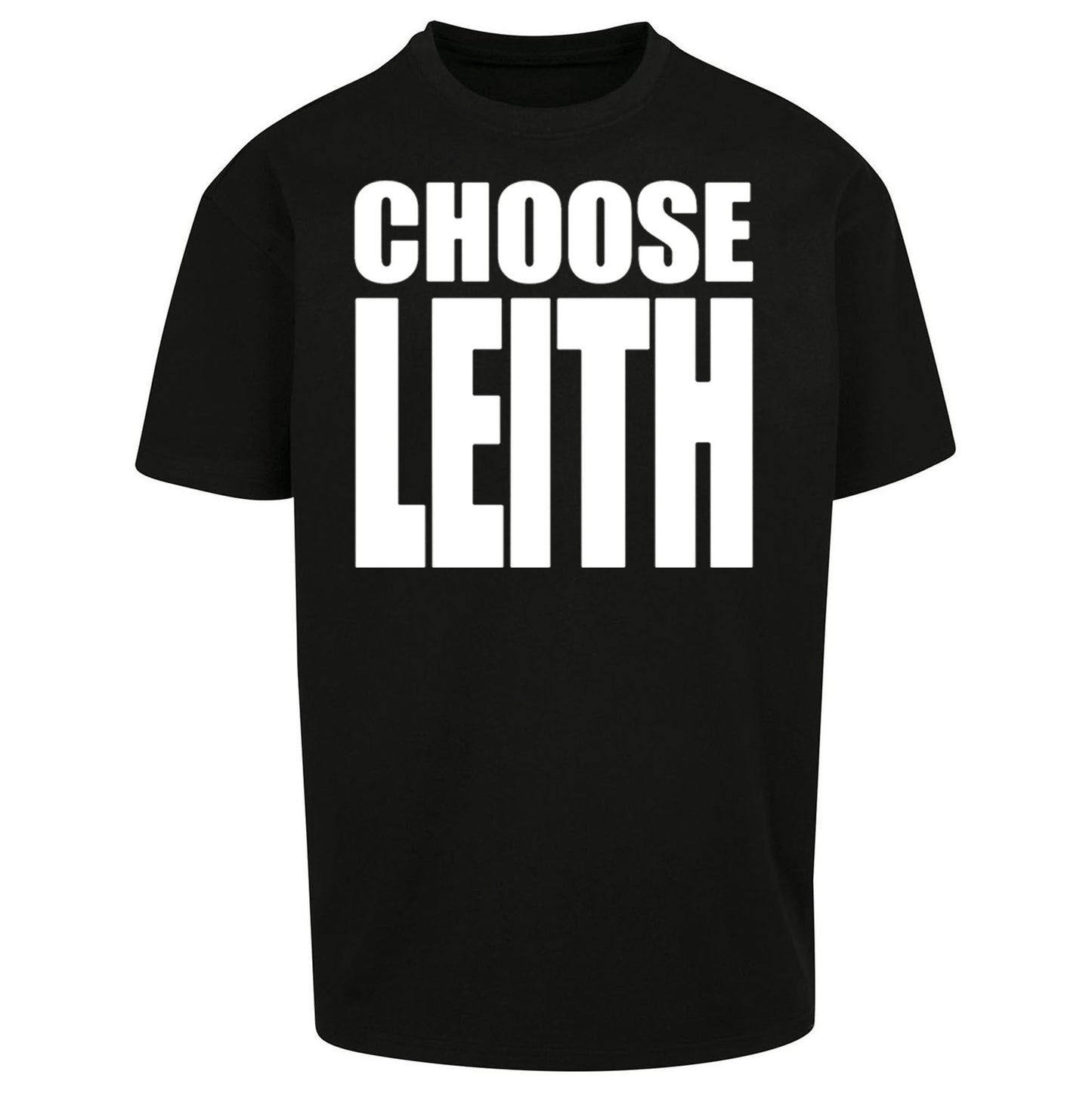 Hibs FC Choose Leith Football Oversized T Shirt