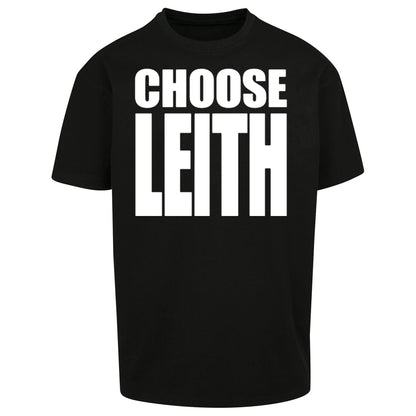 Hibs FC Choose Leith Football Oversized T Shirt