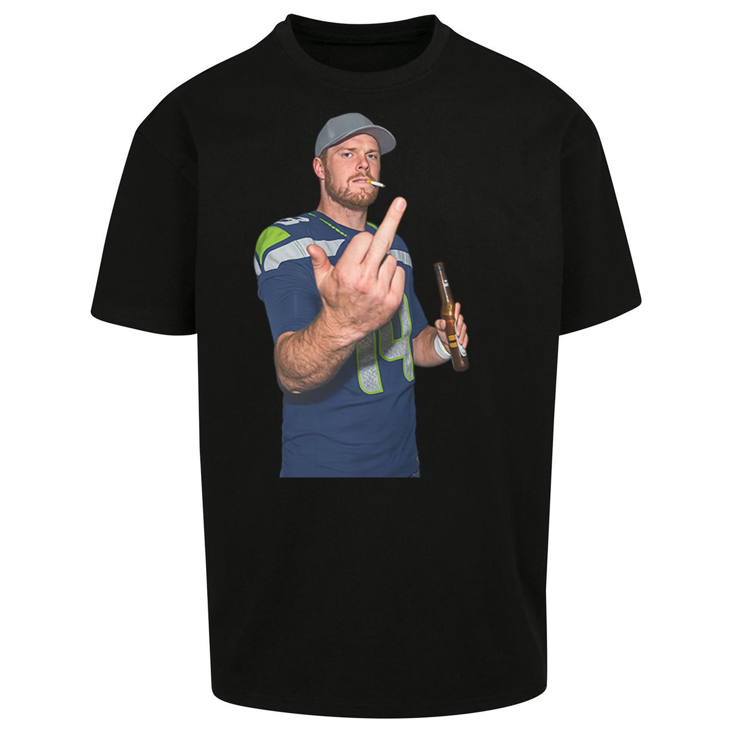 Steve Darnold Superbowl 2026 Oversized T Shirt