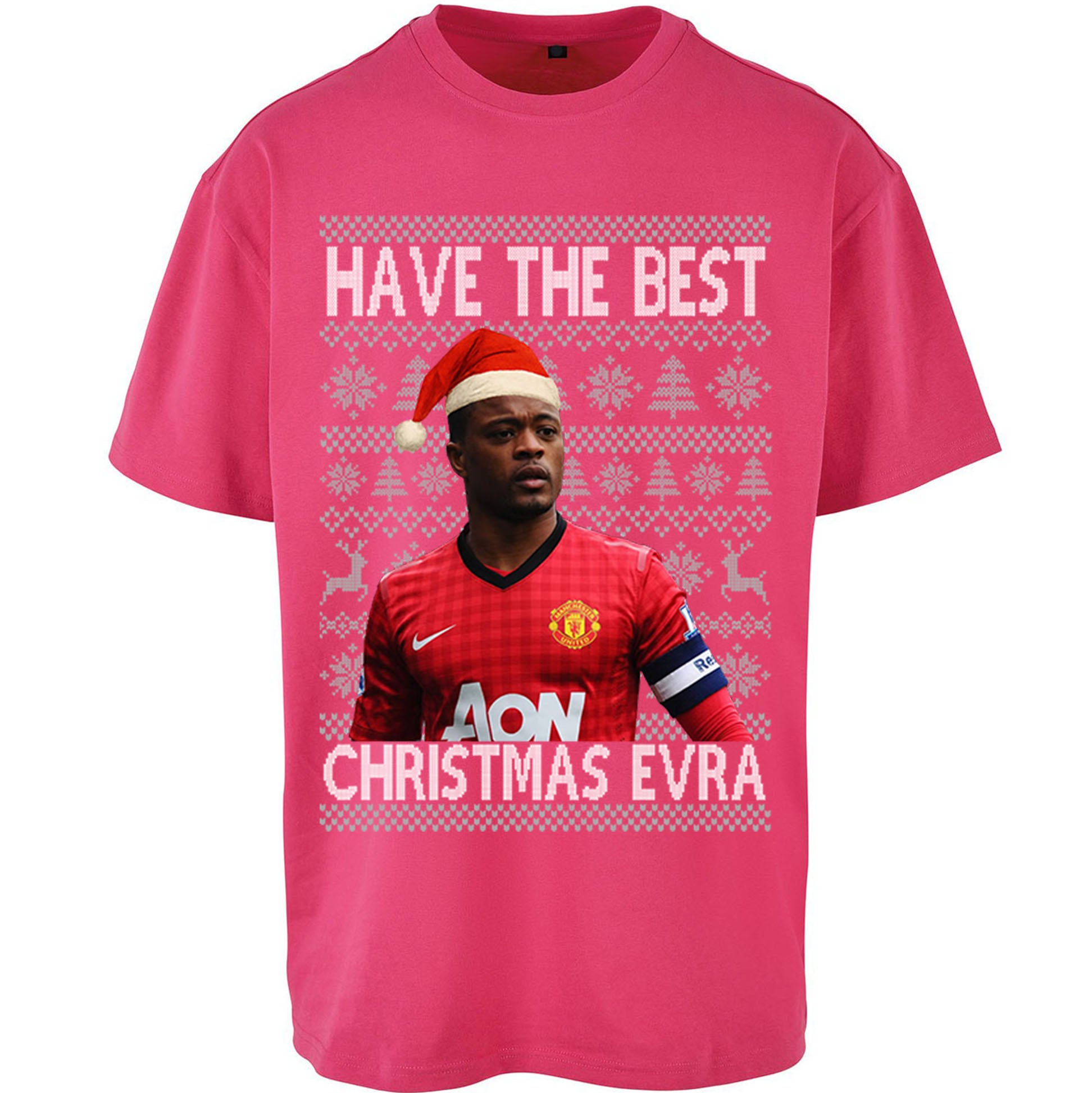 Man Utd Xmas Oversized T Shirt