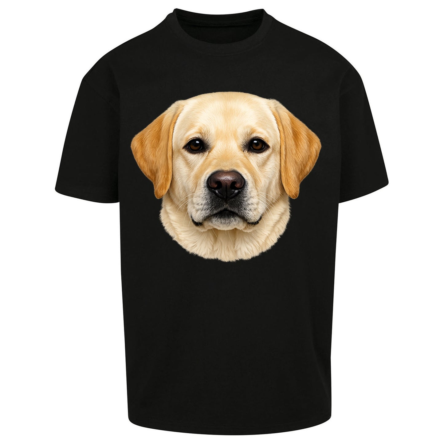 Labrador Dog Face Oversized T Shirt