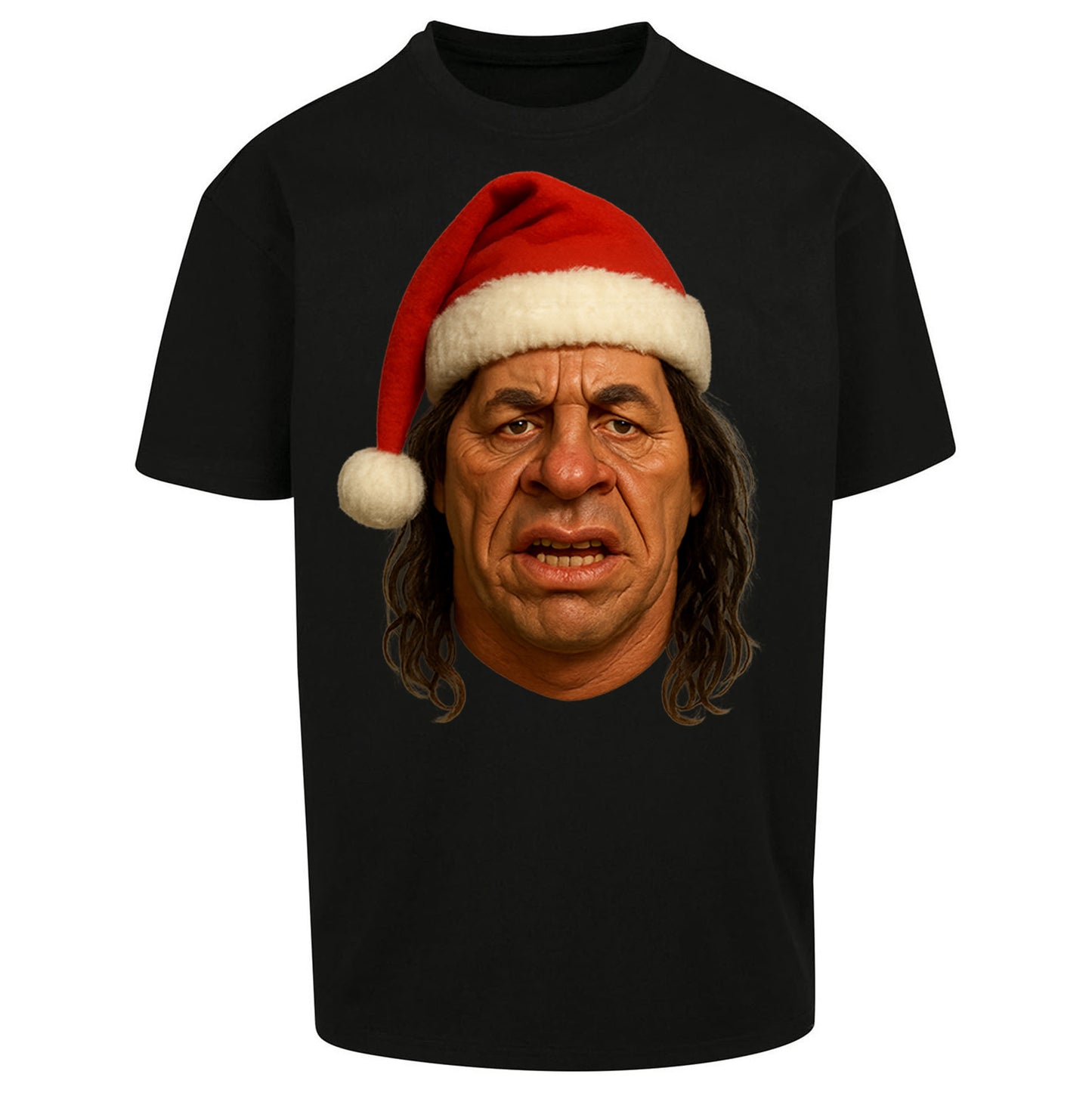 Bret Hart Christmas Oversized T Shirt