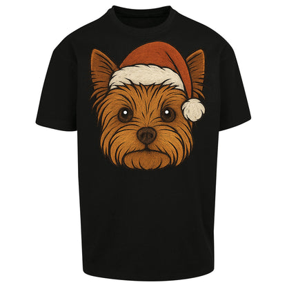 Yorkshire Terrier Face Christmas - Oversized T Shirt