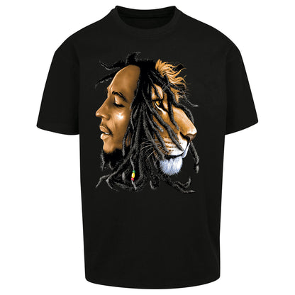 Bob Marley Lion - Oversized T Shirt
