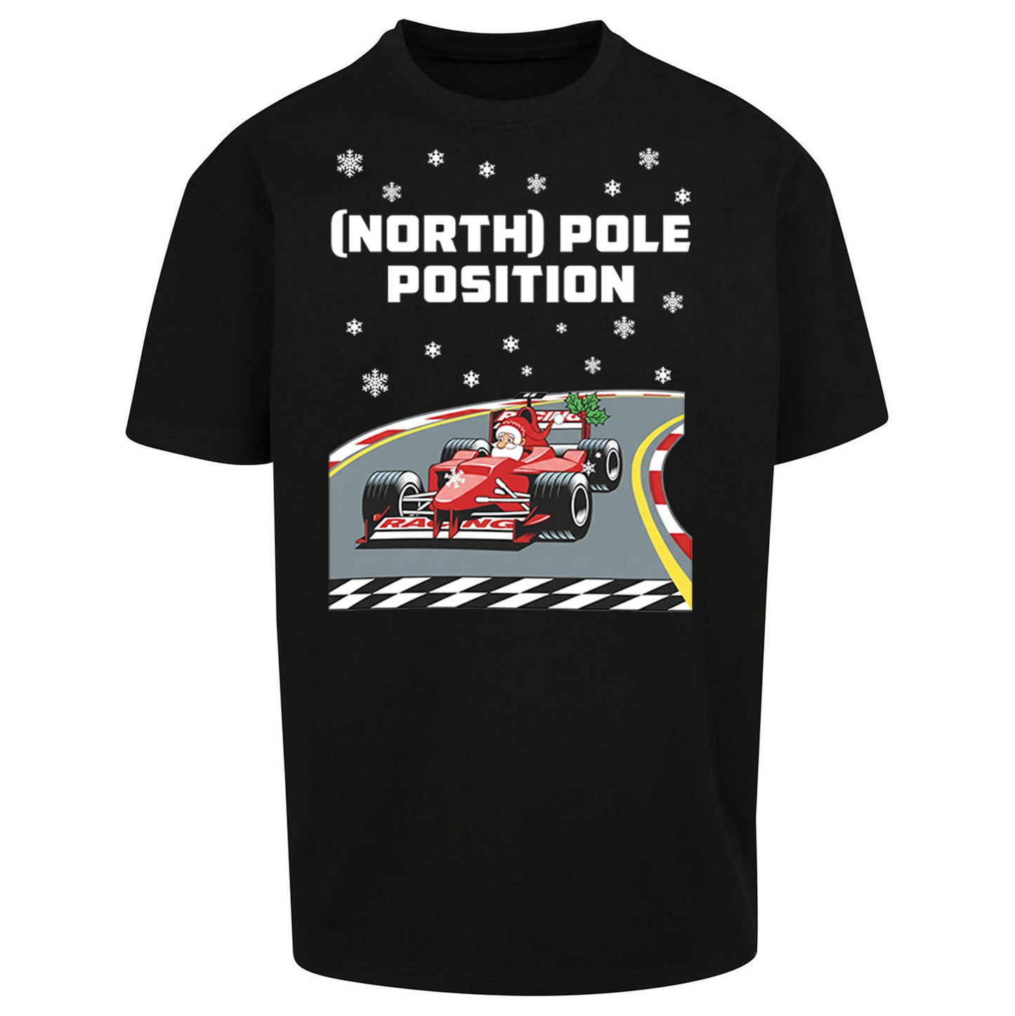 North Pole Christmas Oversized T Shirt