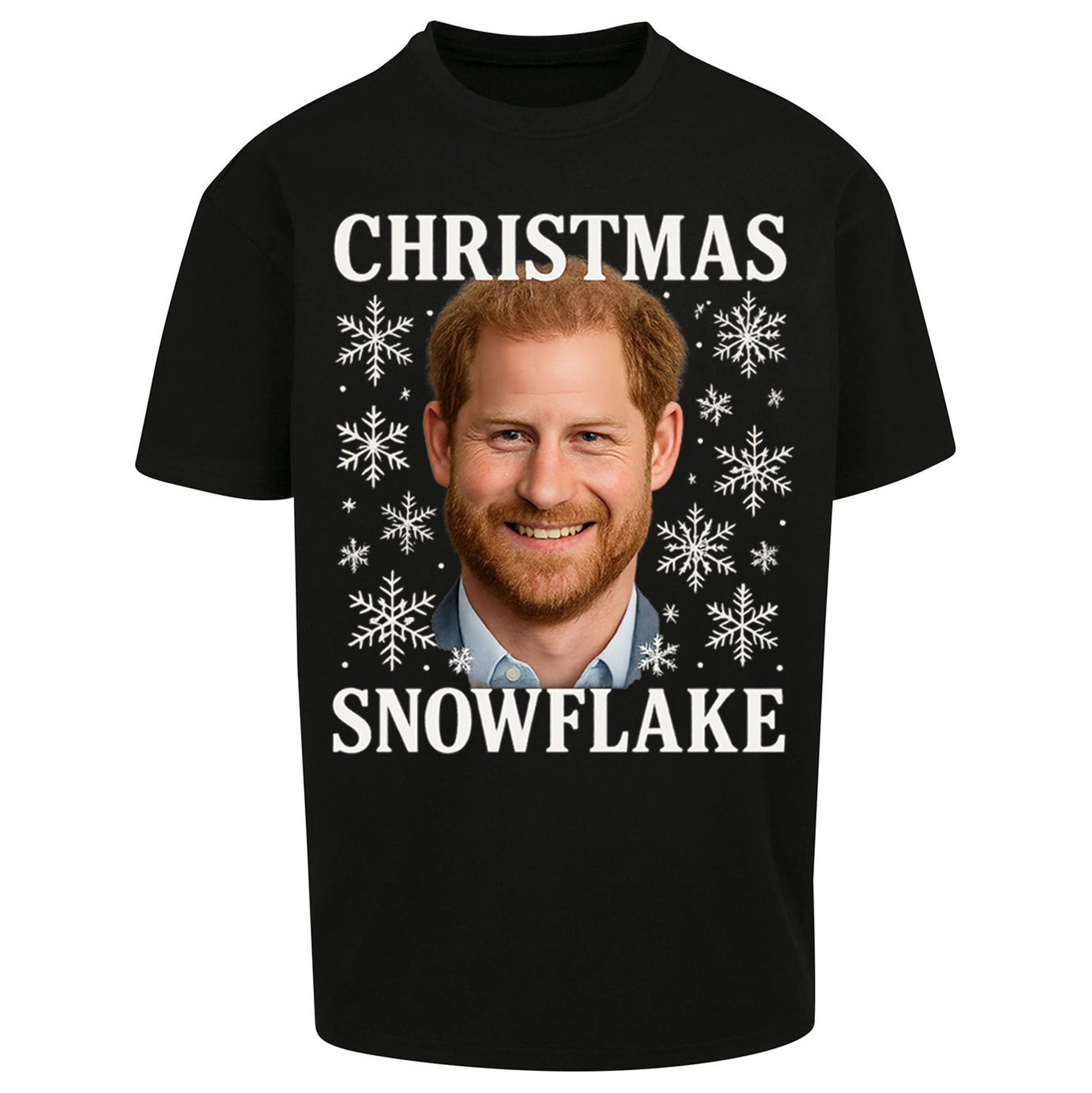 Prince Harry Xmas Oversized T Shirt