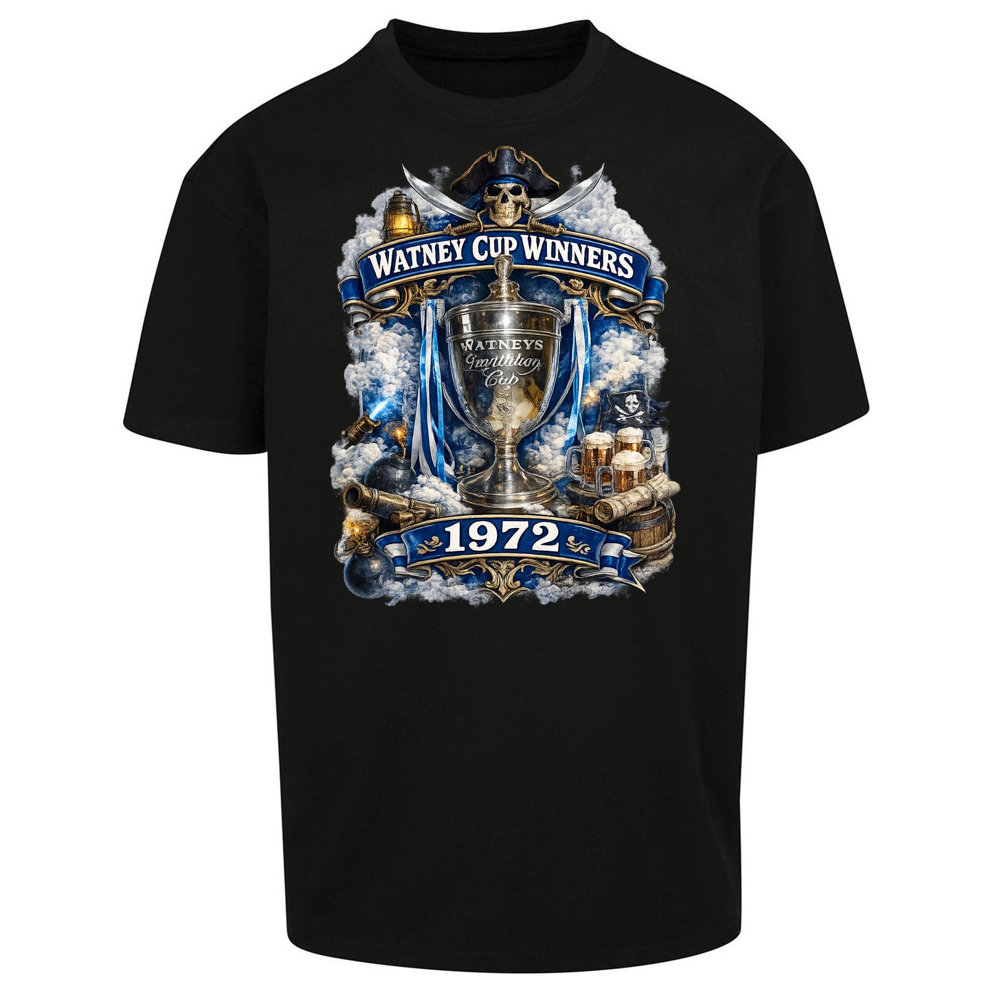 Retro Bristol Rovers Football Oversized T Shirt