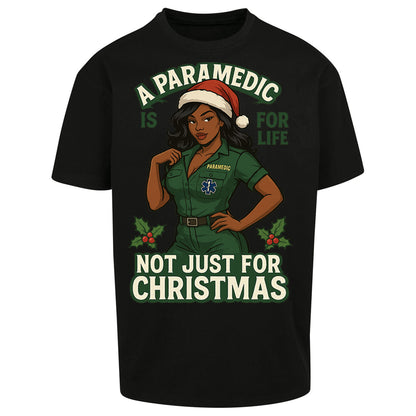 Paramedic Christmas Oversized T Shirt