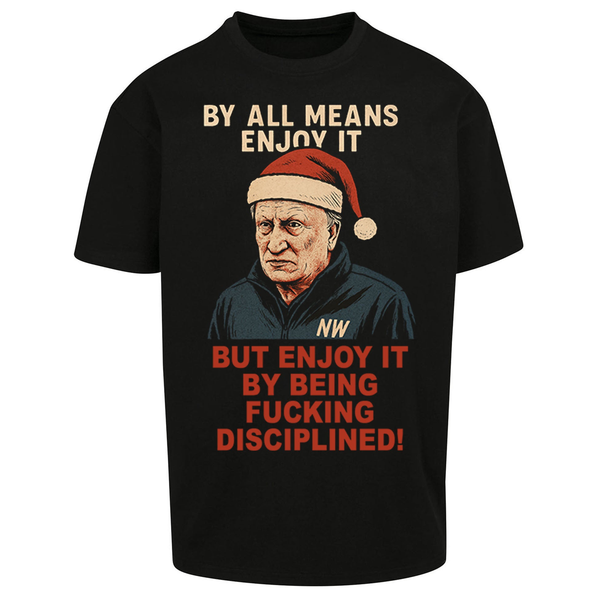 Neil Warnock Christmas Oversized T Shirt