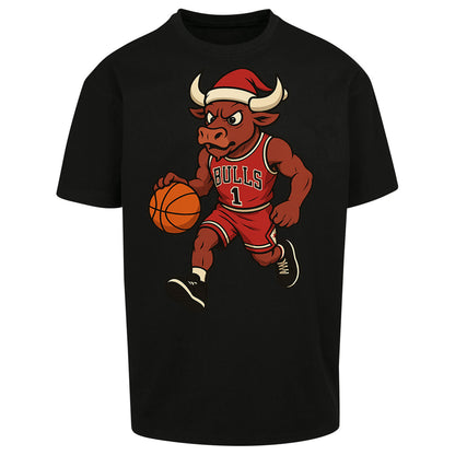 Chicago Bulls Christmas Oversized T Shirt