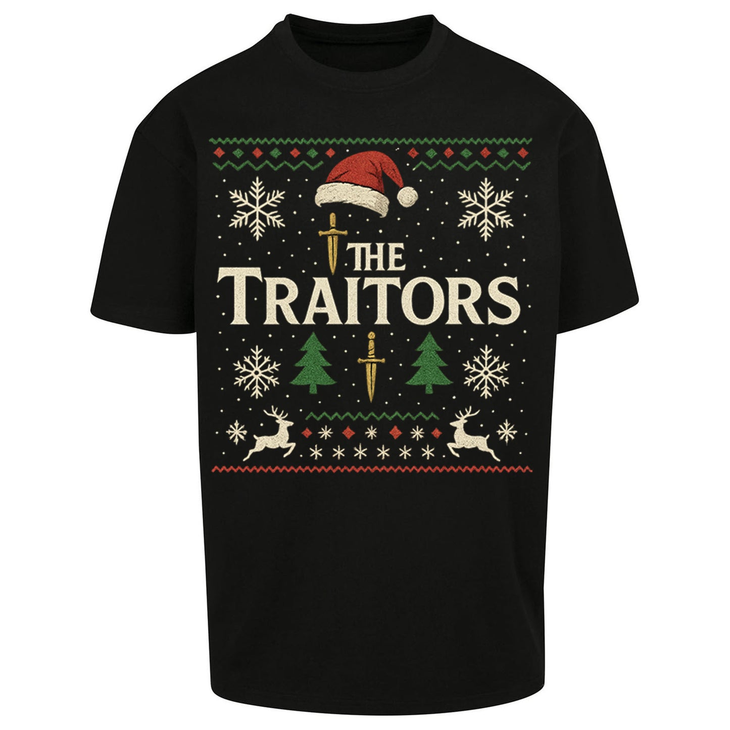 The Traitors Christmas Oversized T Shirt