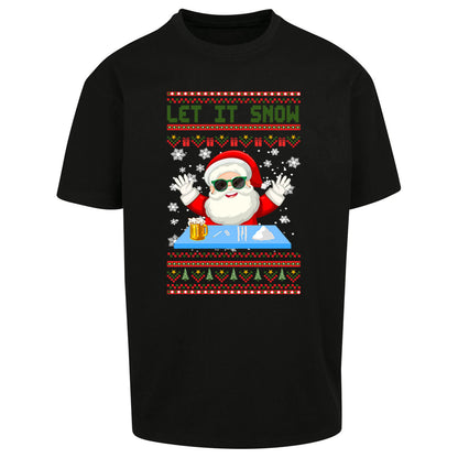 Santa Claus Christmas Oversized T Shirt