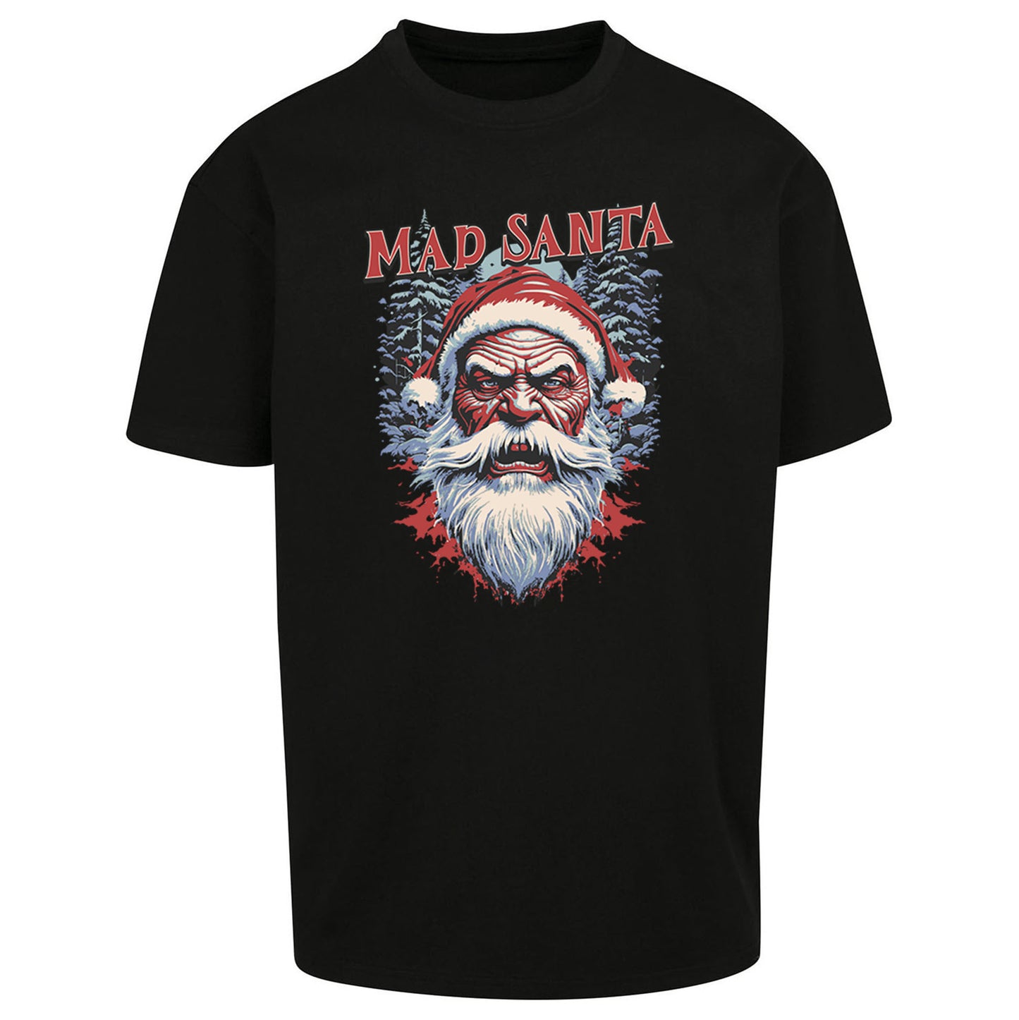 Mad Santa Oversized T Shirt