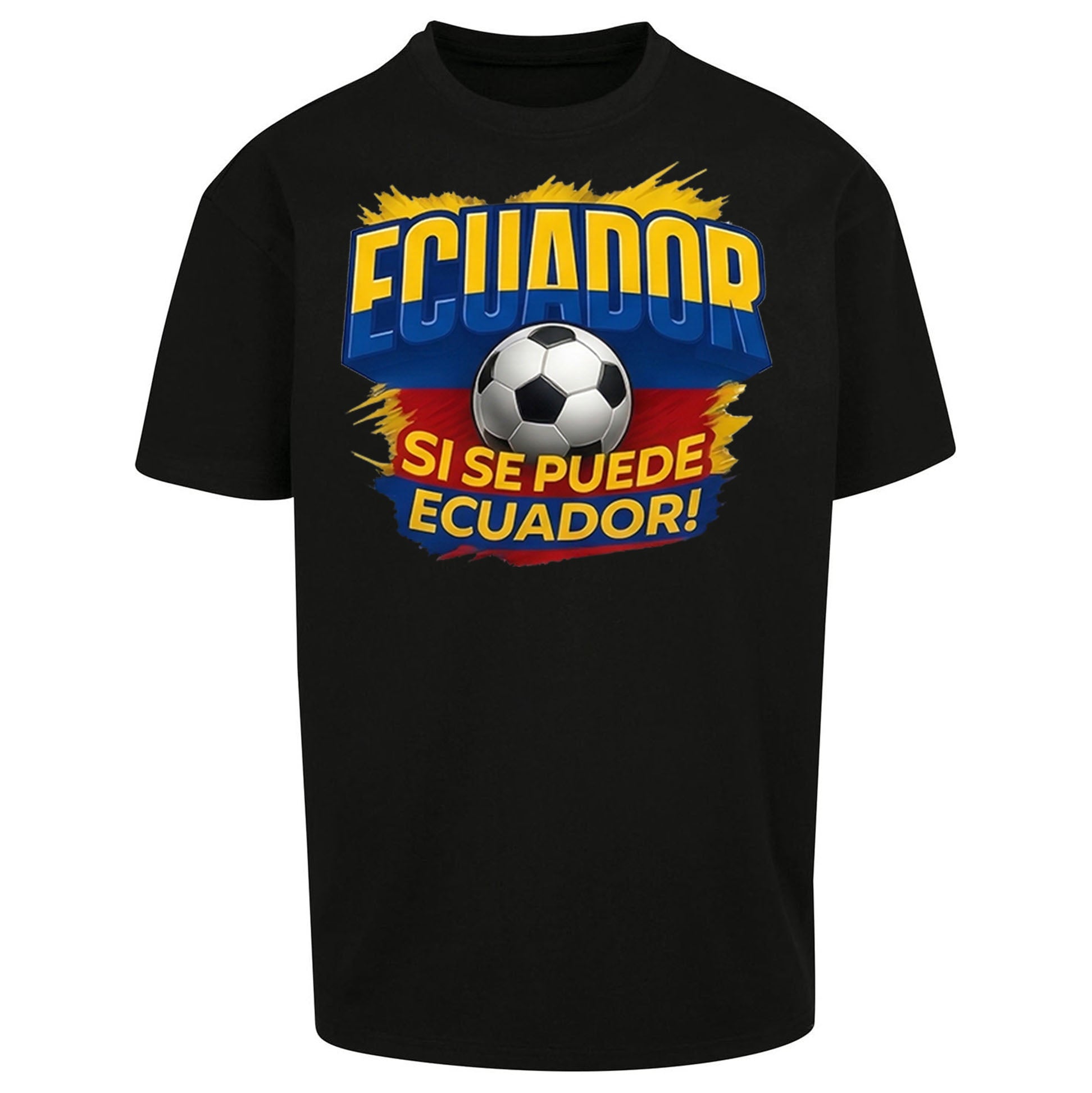 Ecuador Retro World Cup Oversized T Shirt 