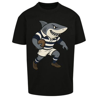 Retro Sale Sharks Rugby Union Oversized T Shirt