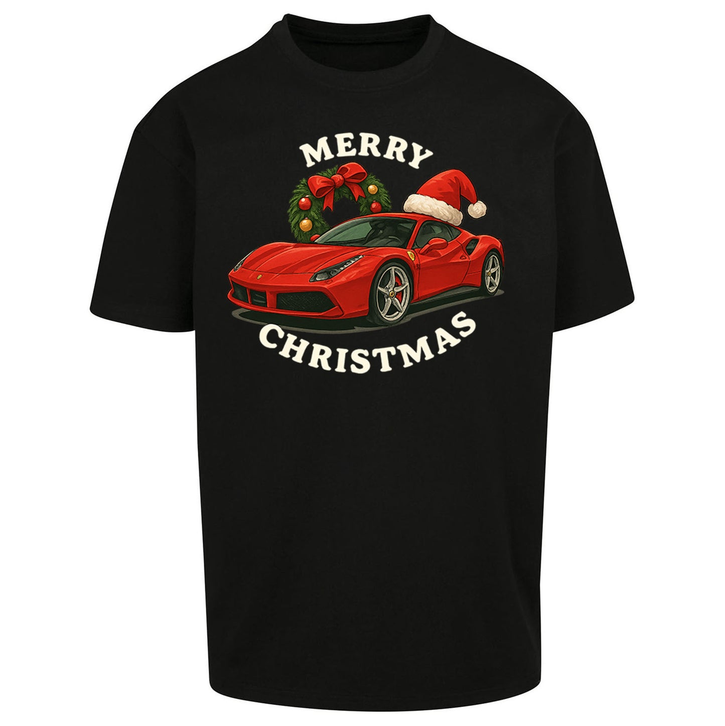 Ferrari Christmas Oversized T Shirt