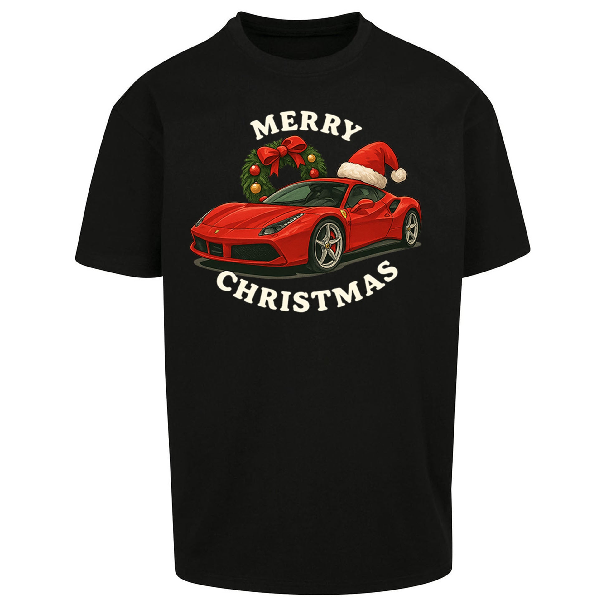 Ferrari Christmas Oversized T Shirt