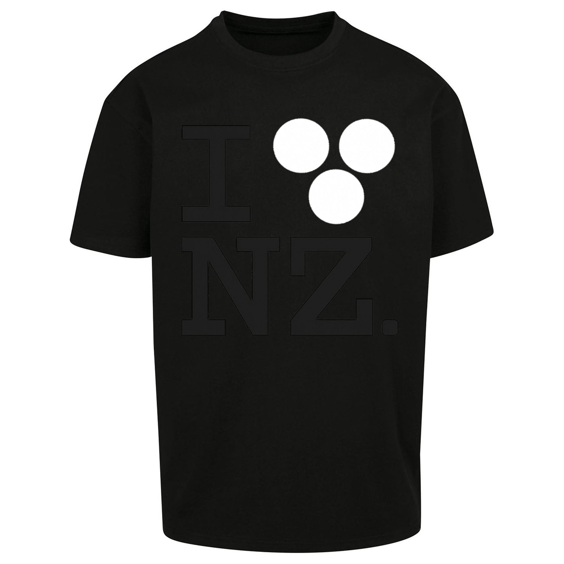 I Love NZ Orlando Bloom Huffer Oversized T Shirt