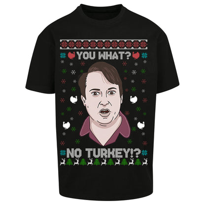 Peep Show Christmas Oversized T Shirt 
