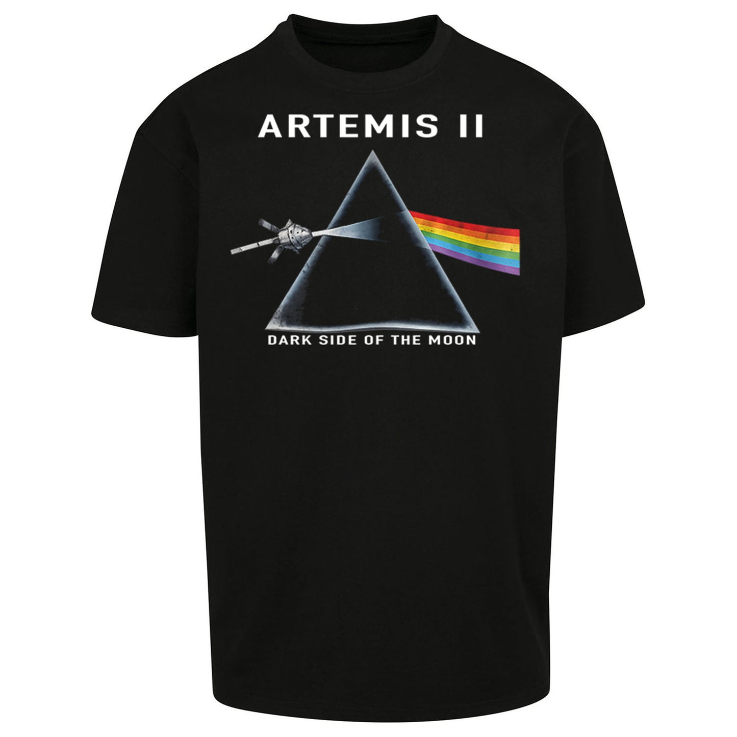 Artemis II Dark Side Of The Moon Pink Floyd Oversized T Shirt