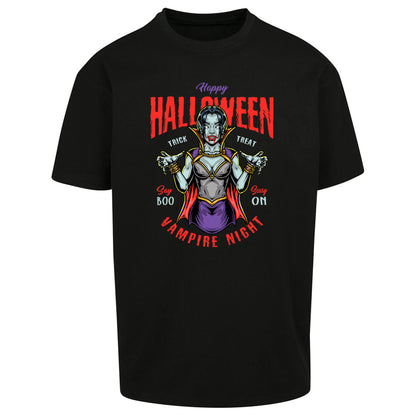 Halloween Vampire Oversized T Shirt