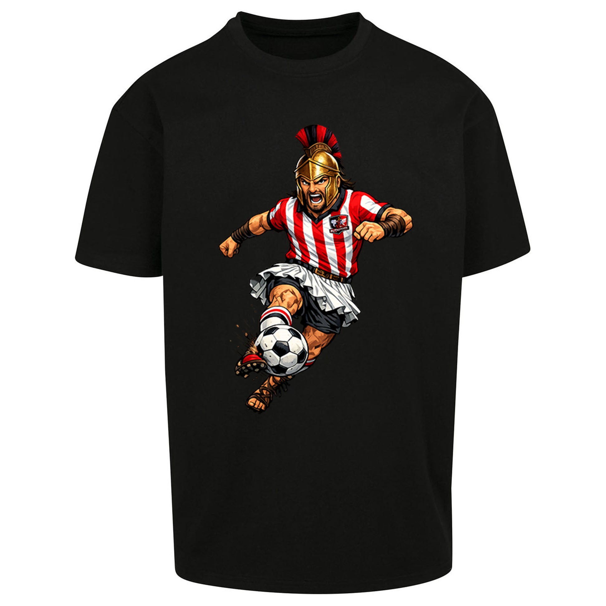 Retro Exeter City Football Oversized T Shirt