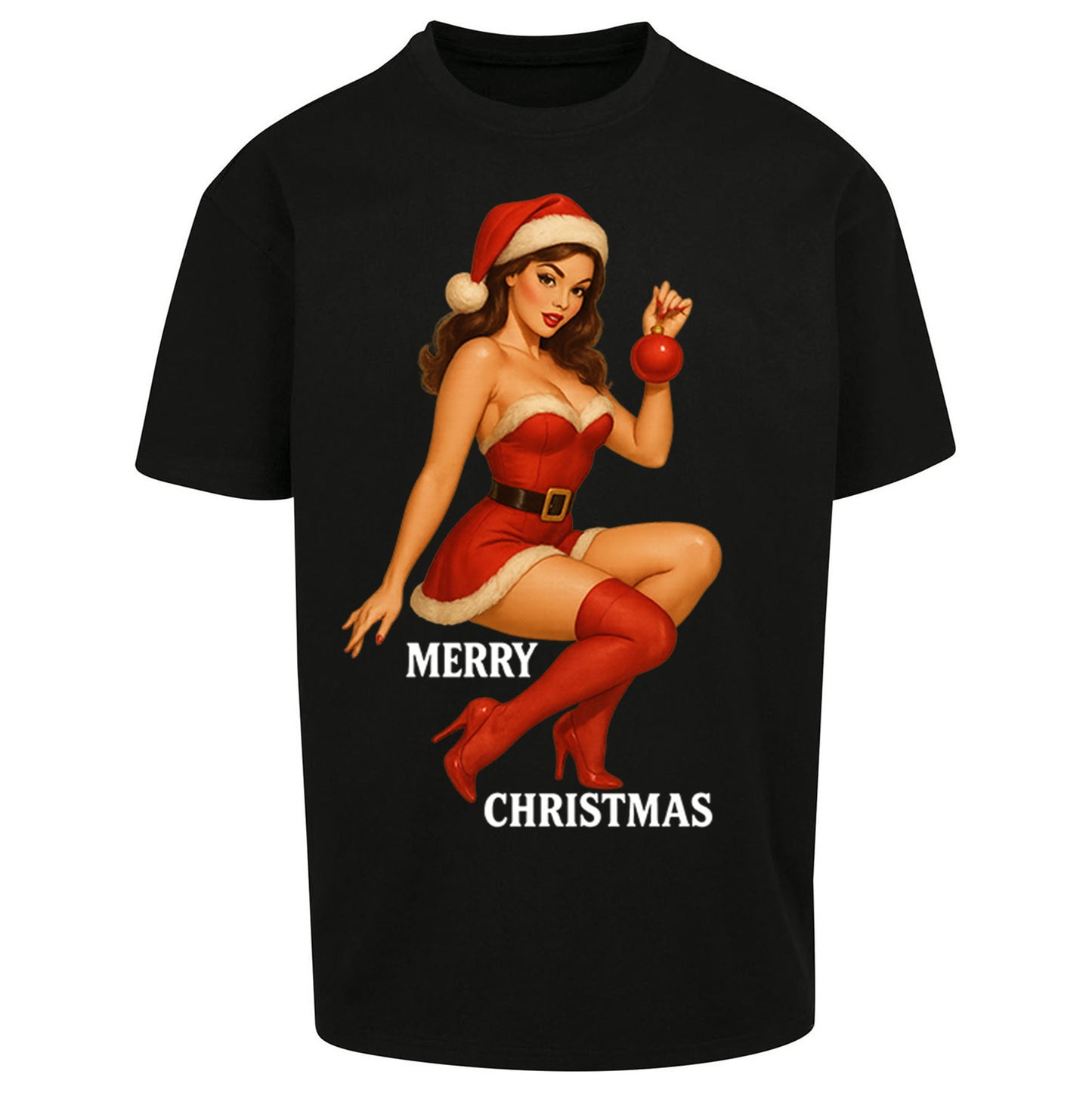 Merry Christmas Sexy Oversized T Shirt 