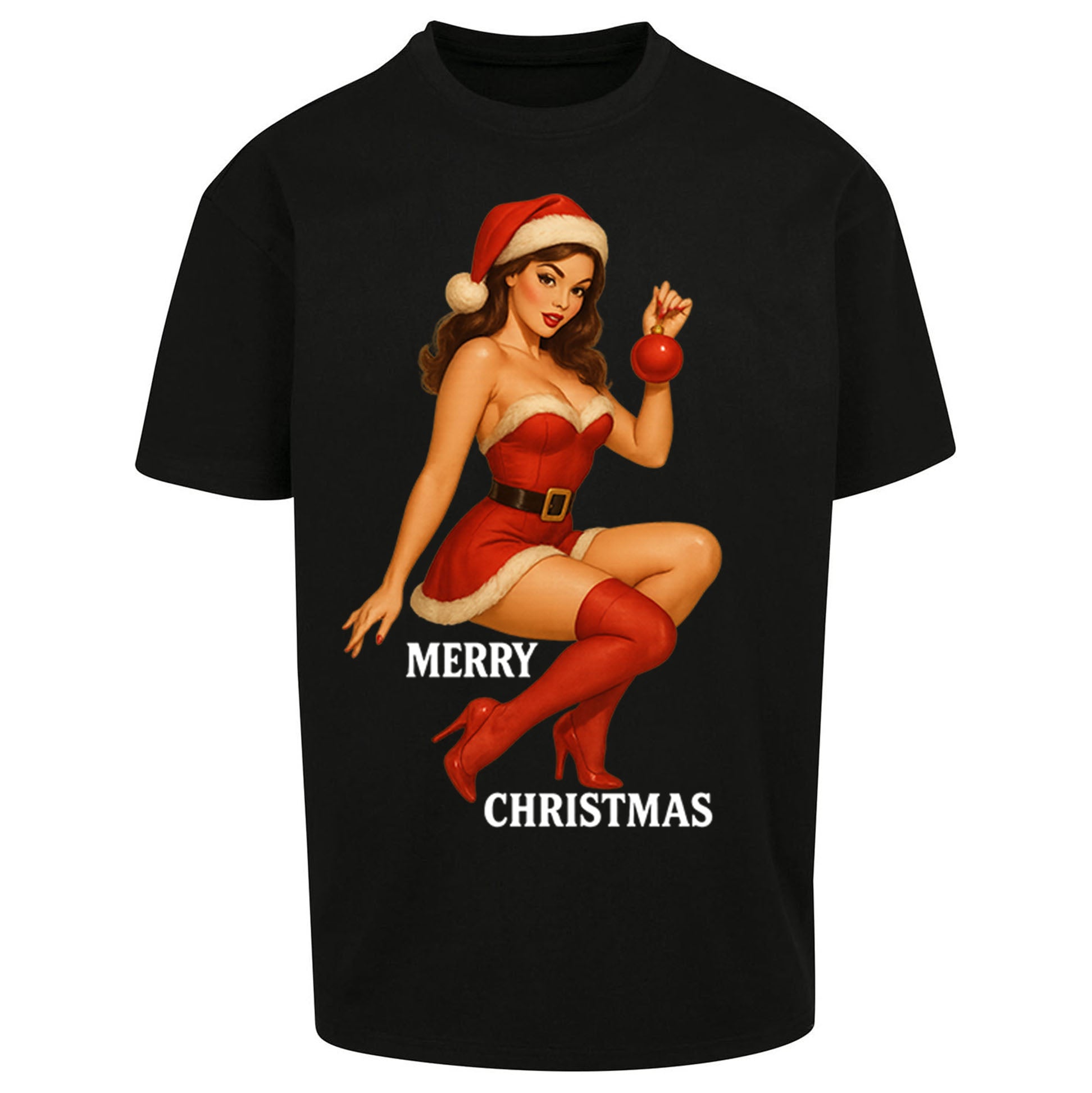 Merry Christmas Sexy Oversized T Shirt 
