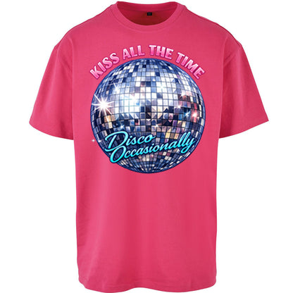 Kiss All The Time Disco Occasionally Oversized T Shirt