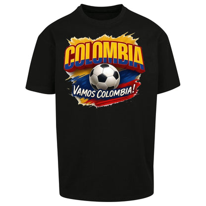Colombia Retro World Cup Oversized T Shirt