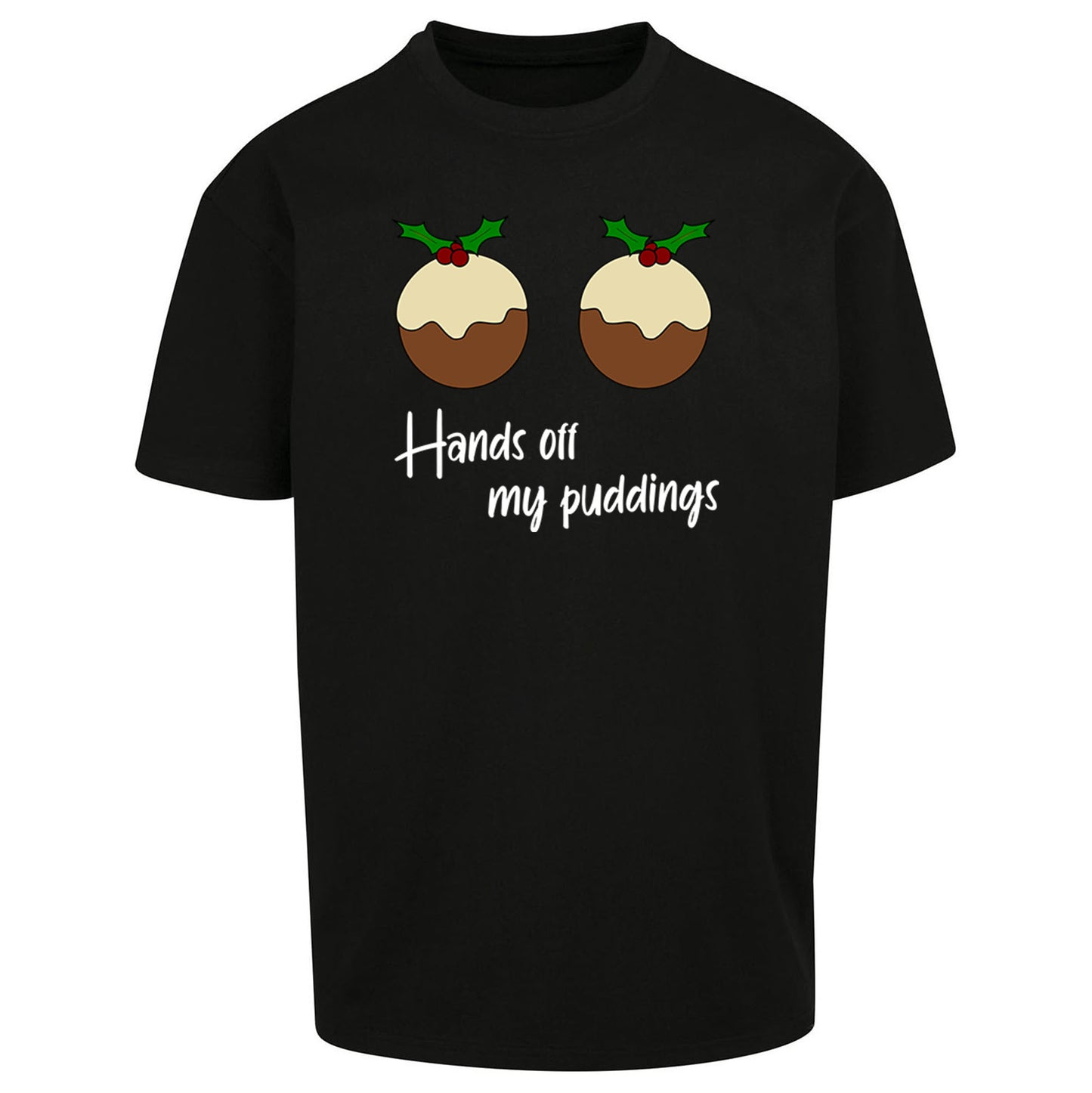 Christmas Puddings Oversized T Shirt
