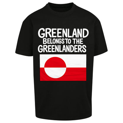 Greenland Belongs To The Greenlanders Oversized T Shirt