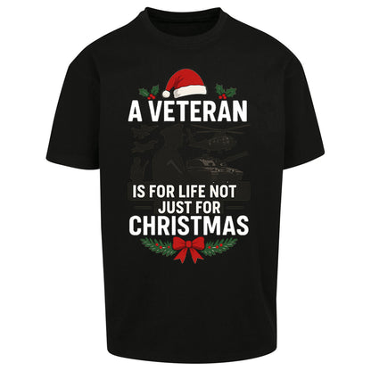 Veteran Christmas Oversized T Shirt