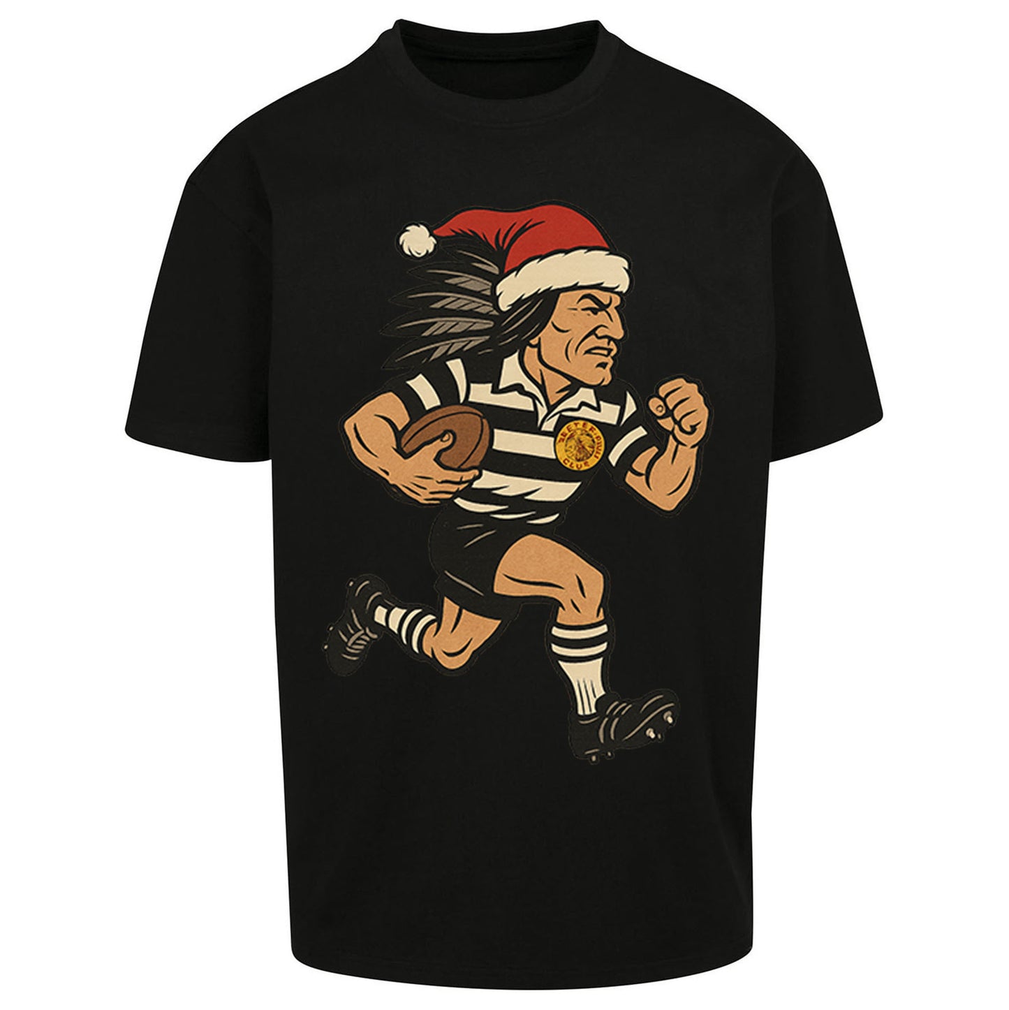 Newcastle Falcons Christmas Oversized T Shirt