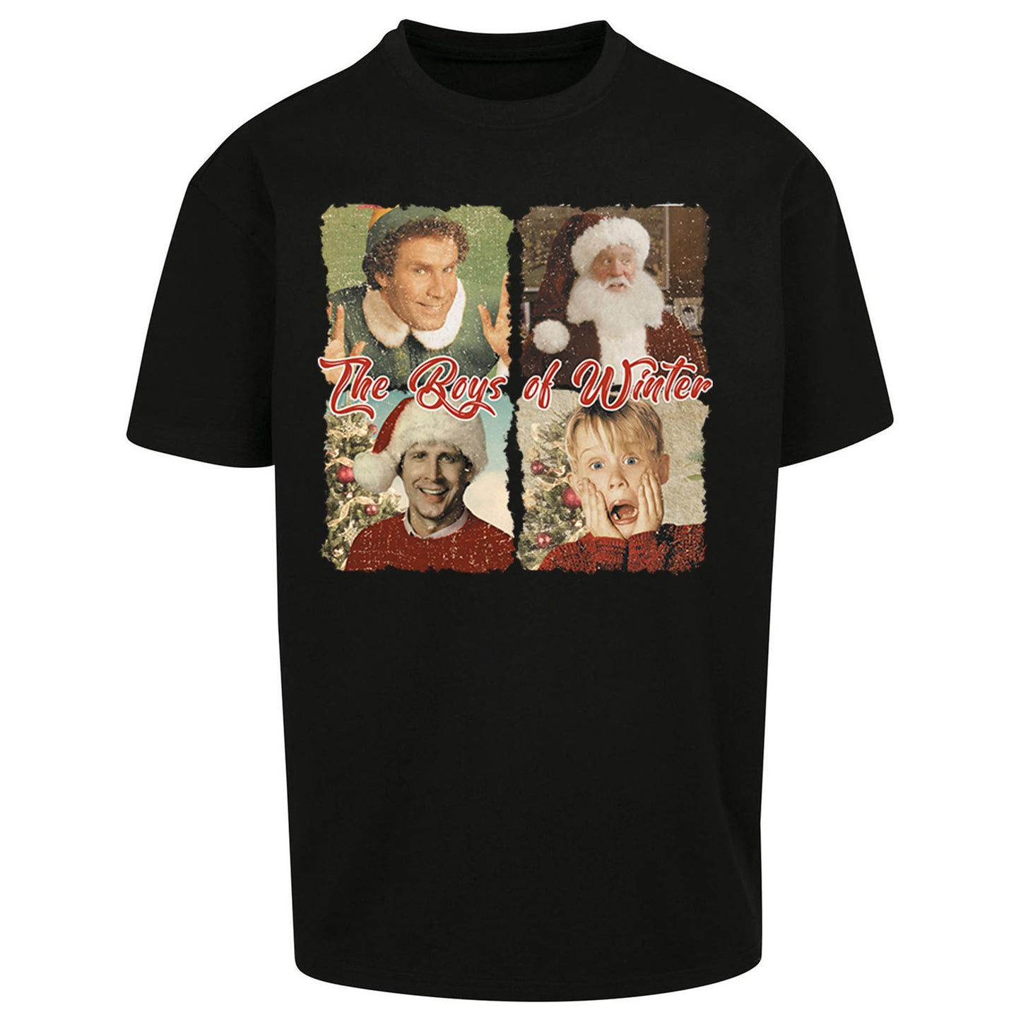 The Boys Of Winter Christmas - Oversized T Shirt