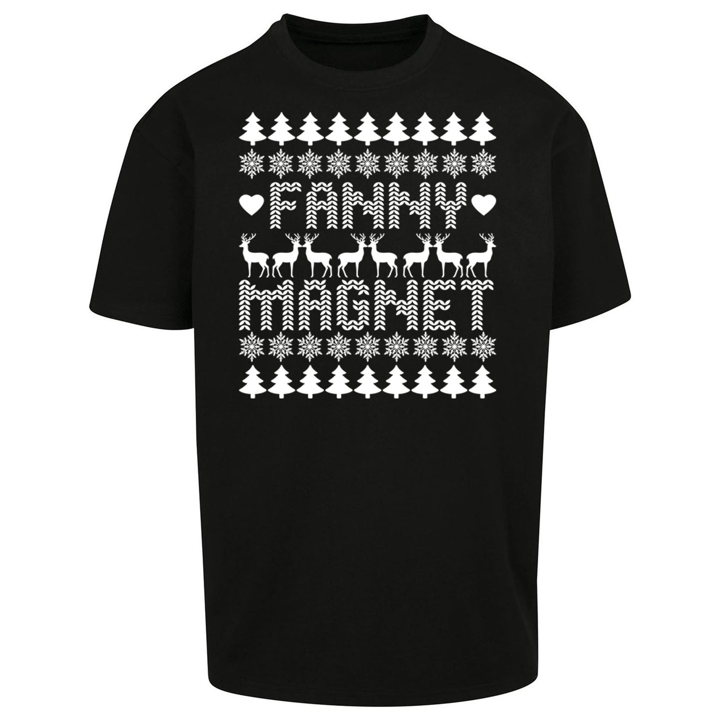 Fanny Magnet Christmas Oversized T Shirt