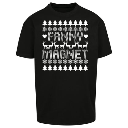 Fanny Magnet Christmas Oversized T Shirt