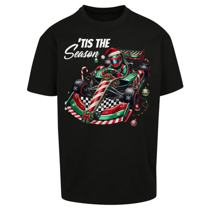 Formula 1 Karting Christmas Oversized T Shirt