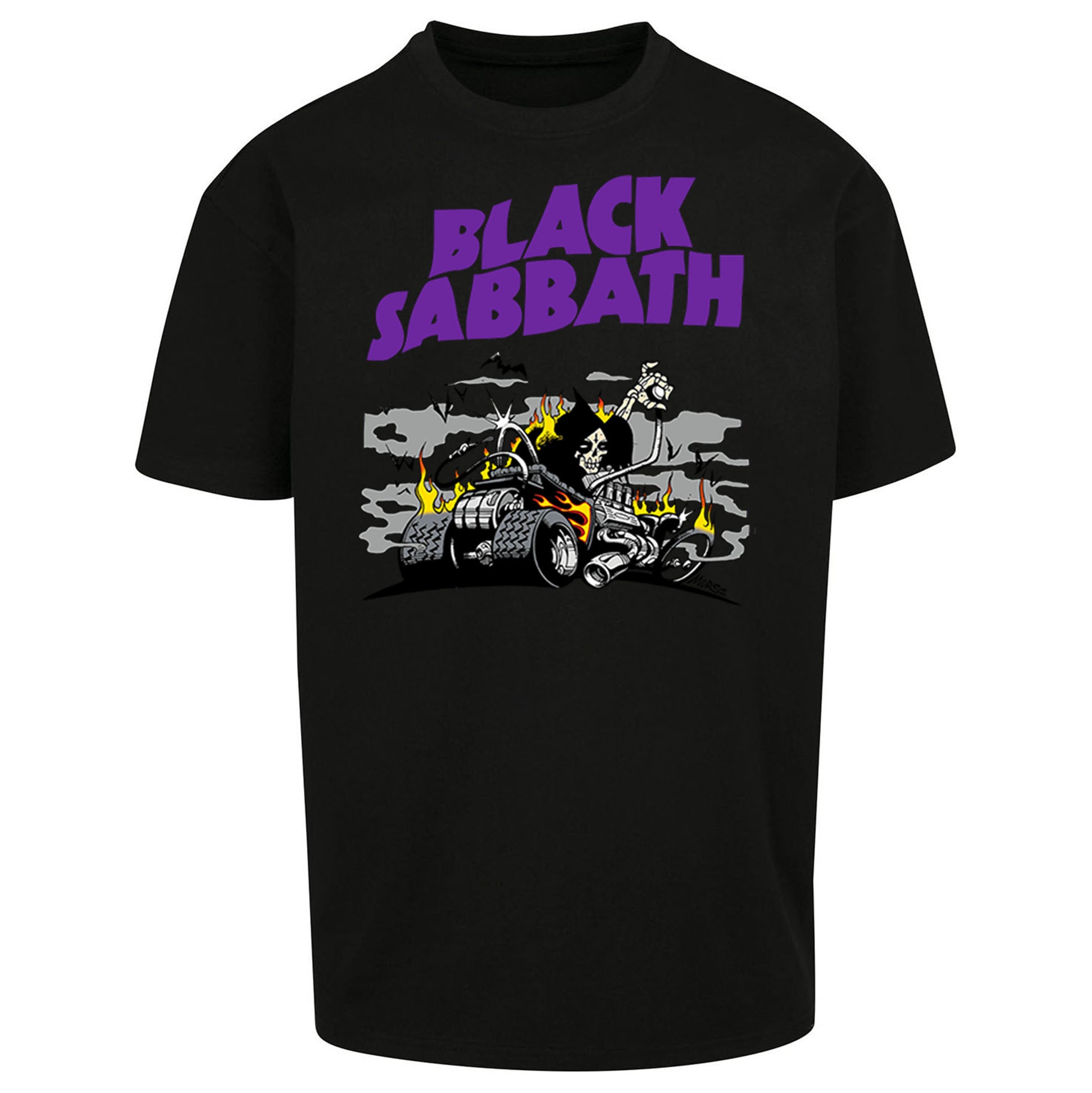 Black Sabbath Skellington Oversized T Shirt