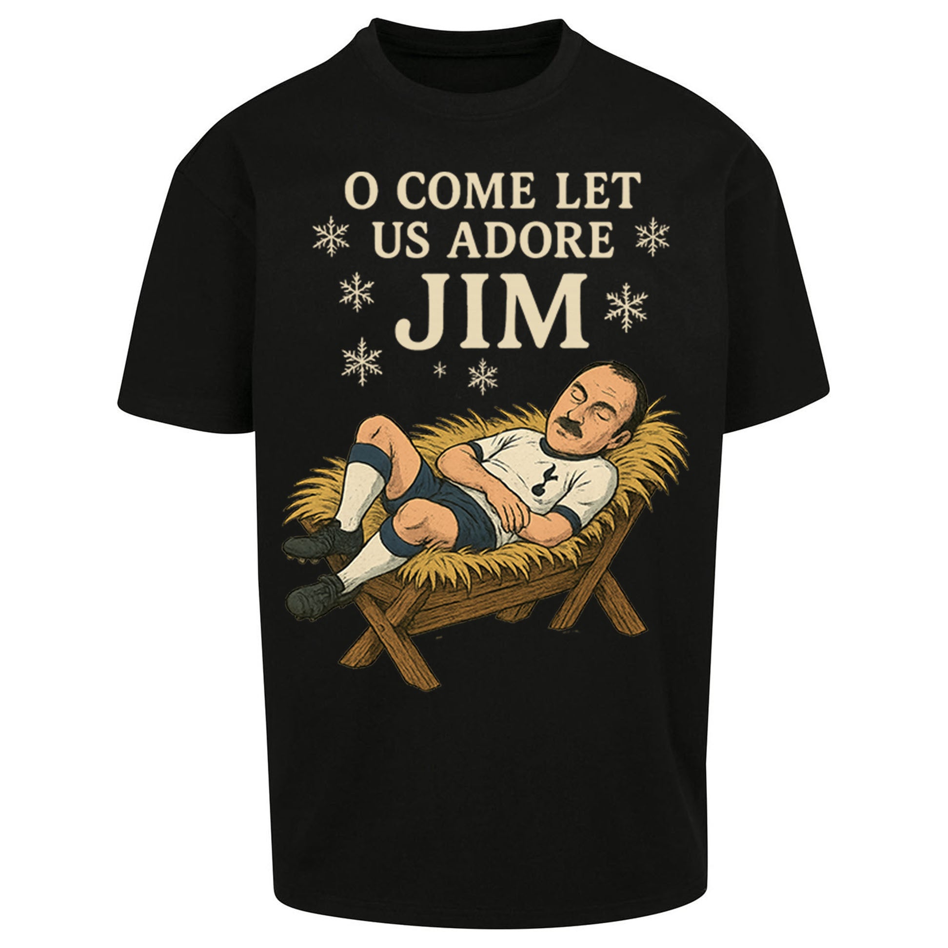 Spurs Christmas Oversized T Shirt 