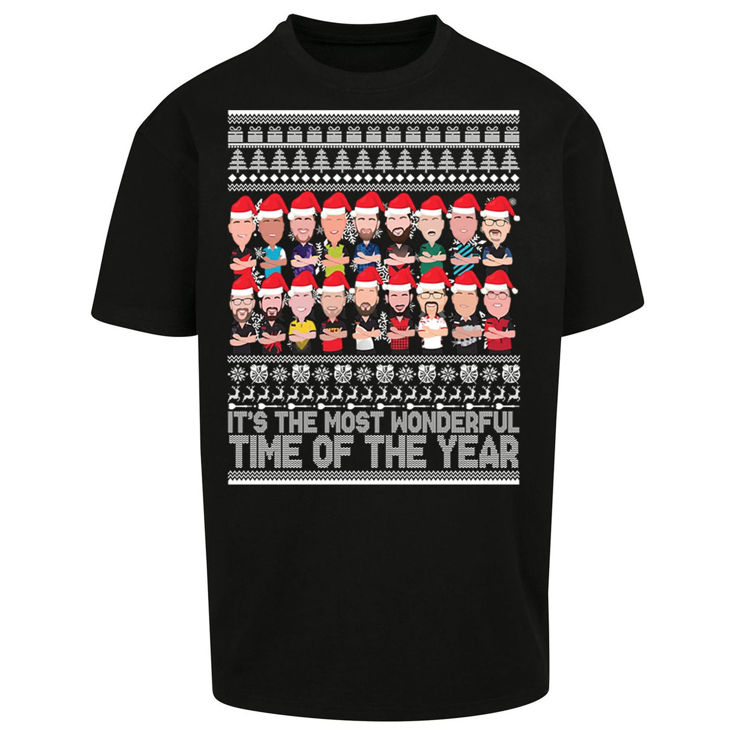 Darts Christmas Oversized T Shirt