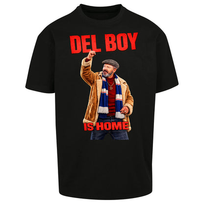 Del Boy Is Home Rangers Football - Oversized T Shirt